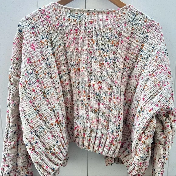 moon & madison Speckled Knit Cardigan - Picture 3 of 9